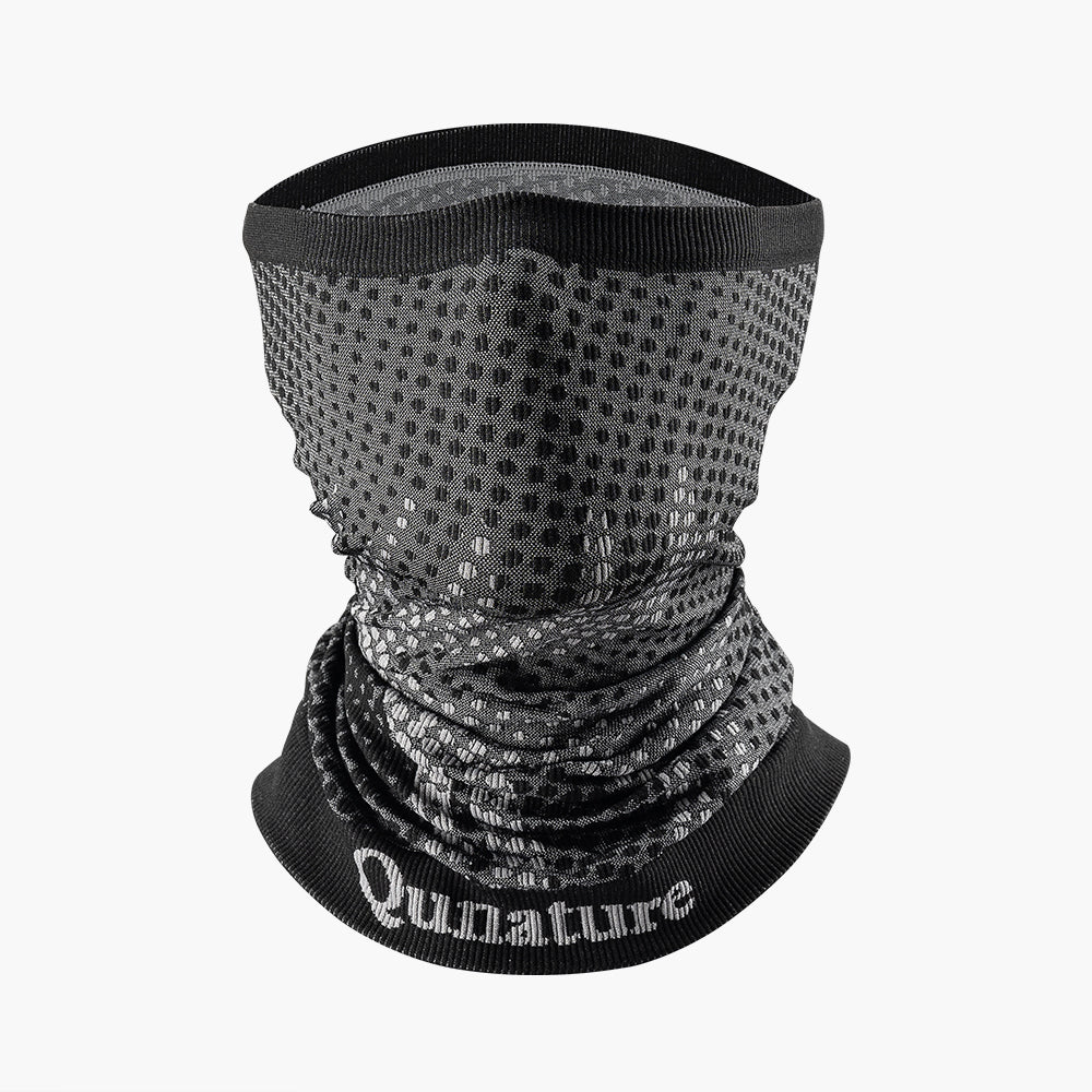 Qunature ネックウォーマー 薄手 春秋用 3D無縫製 防風 男女兼用