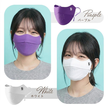 Qunature UVカットフェイスカバー 接触冷感 UPF50+ 吸汗速乾 マスク 商品画像13