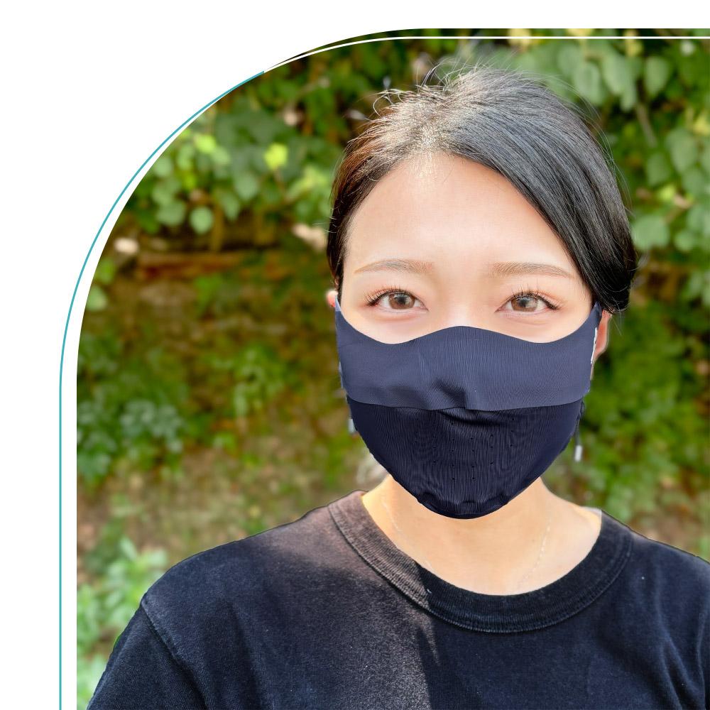 Qunature UVカットフェイスカバー 接触冷感 UPF50+ 吸汗速乾 マスク 商品画像17