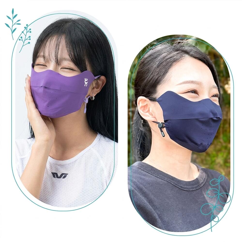 Qunature UVカットフェイスカバー 接触冷感 UPF50+ 吸汗速乾 マスク 商品画像18