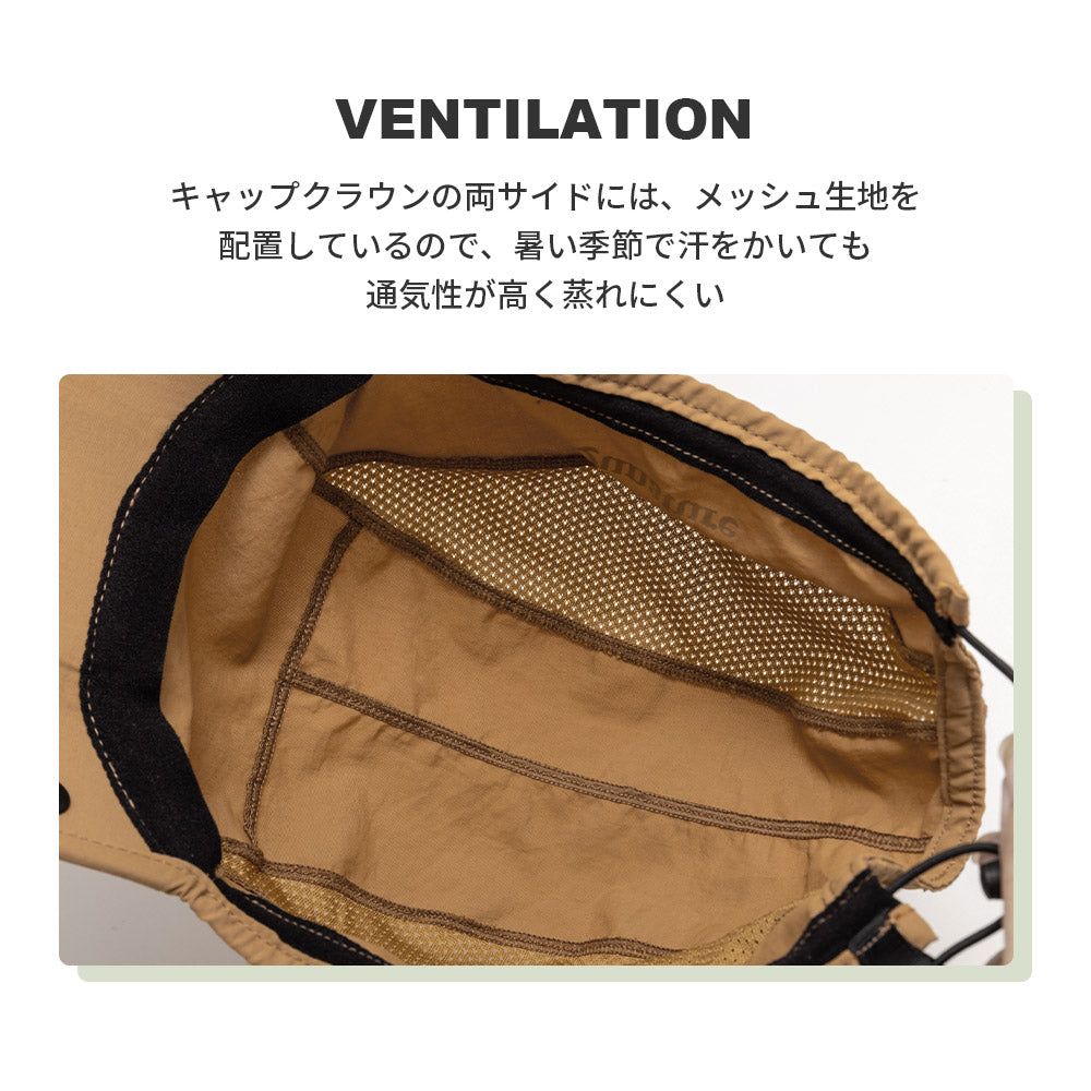 Qunature 折りたためるキャップ メッシュ 軽量 ナイロン UVカット 男女兼用 商品画像7