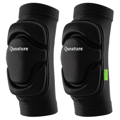 Qunature プロテクター 肘・膝用 衝撃吸収 伸縮