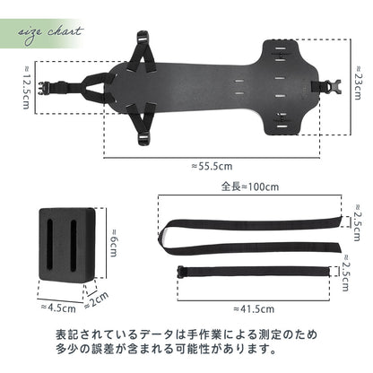 Qunature サドルバッグホルダー 3点固定 ワンタッチ着脱 高密度PP板 自転車 商品画像12