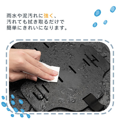 Qunature サドルバッグホルダー 3点固定 ワンタッチ着脱 高密度PP板 自転車 商品画像5
