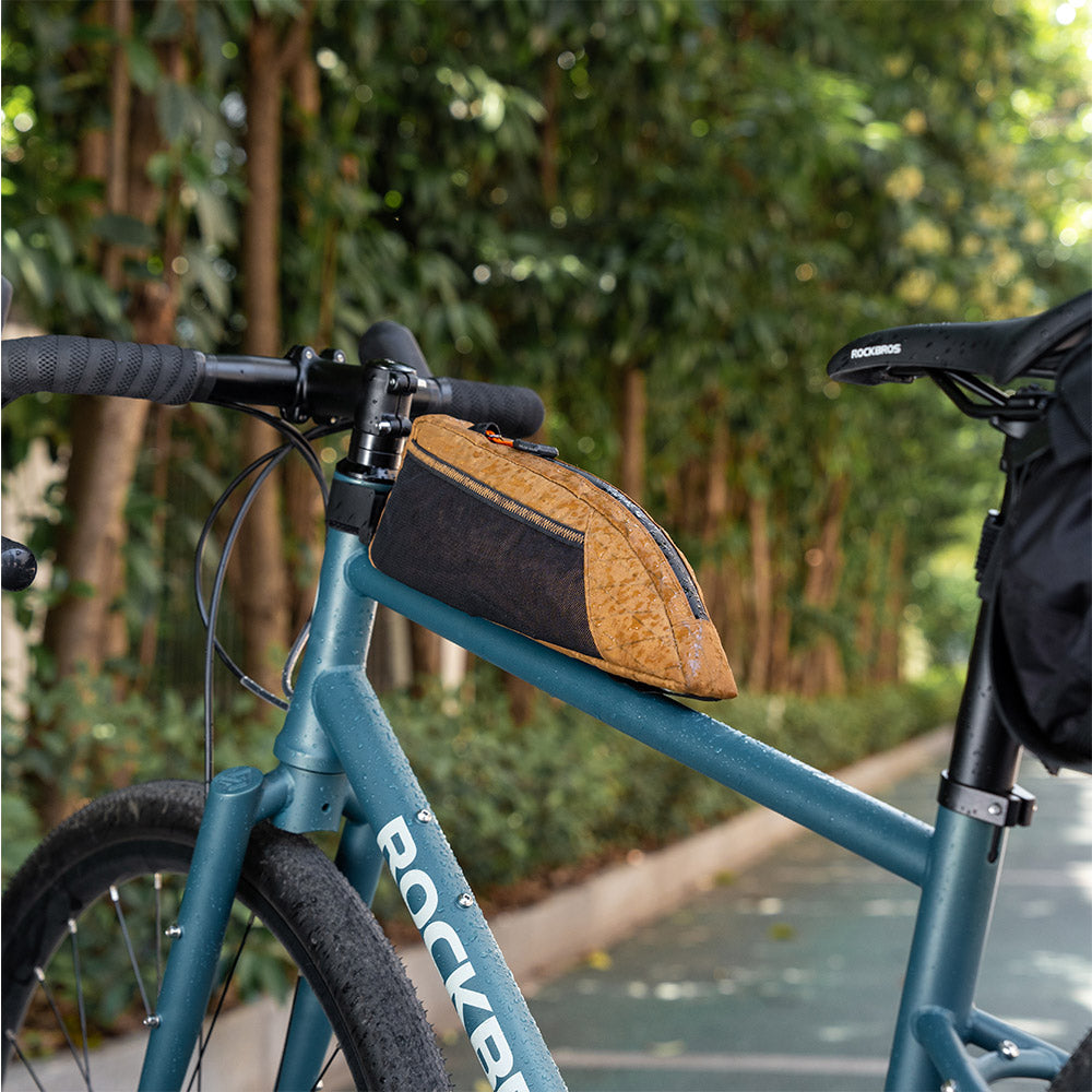 Qunature トップチューブバッグ 自転車 防水 超スリム 2WAY固定 ロードバイク 商品画像12