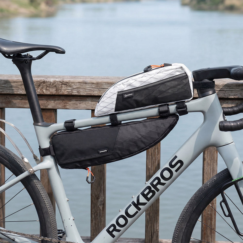 Qunature トップチューブバッグ 自転車 防水 超スリム 2WAY固定 ロードバイク 商品画像13