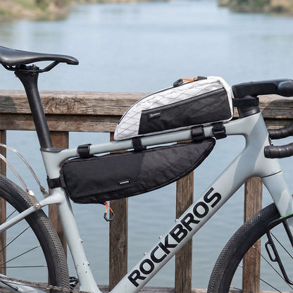 Qunature トップチューブバッグ 自転車 防水 超スリム 2WAY固定 ロードバイク 商品画像13