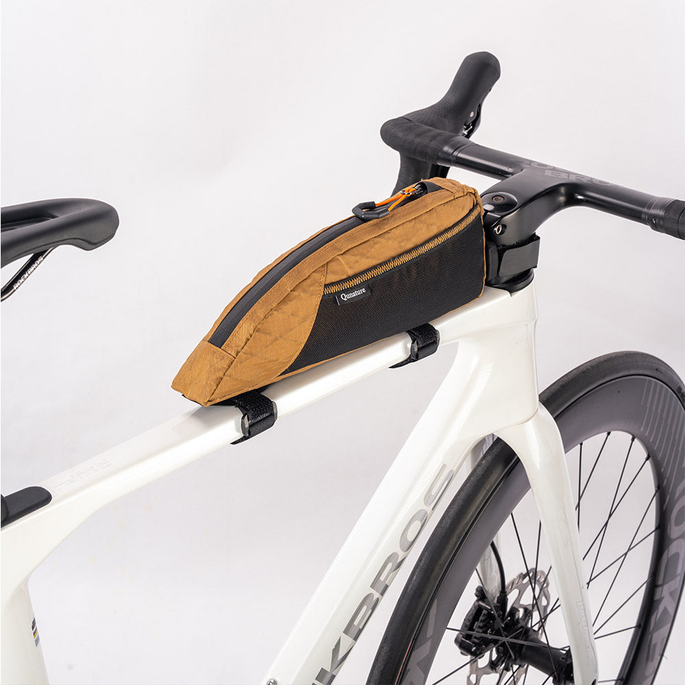 Qunature トップチューブバッグ 自転車 防水 超スリム 2WAY固定 ロードバイク 商品画像14