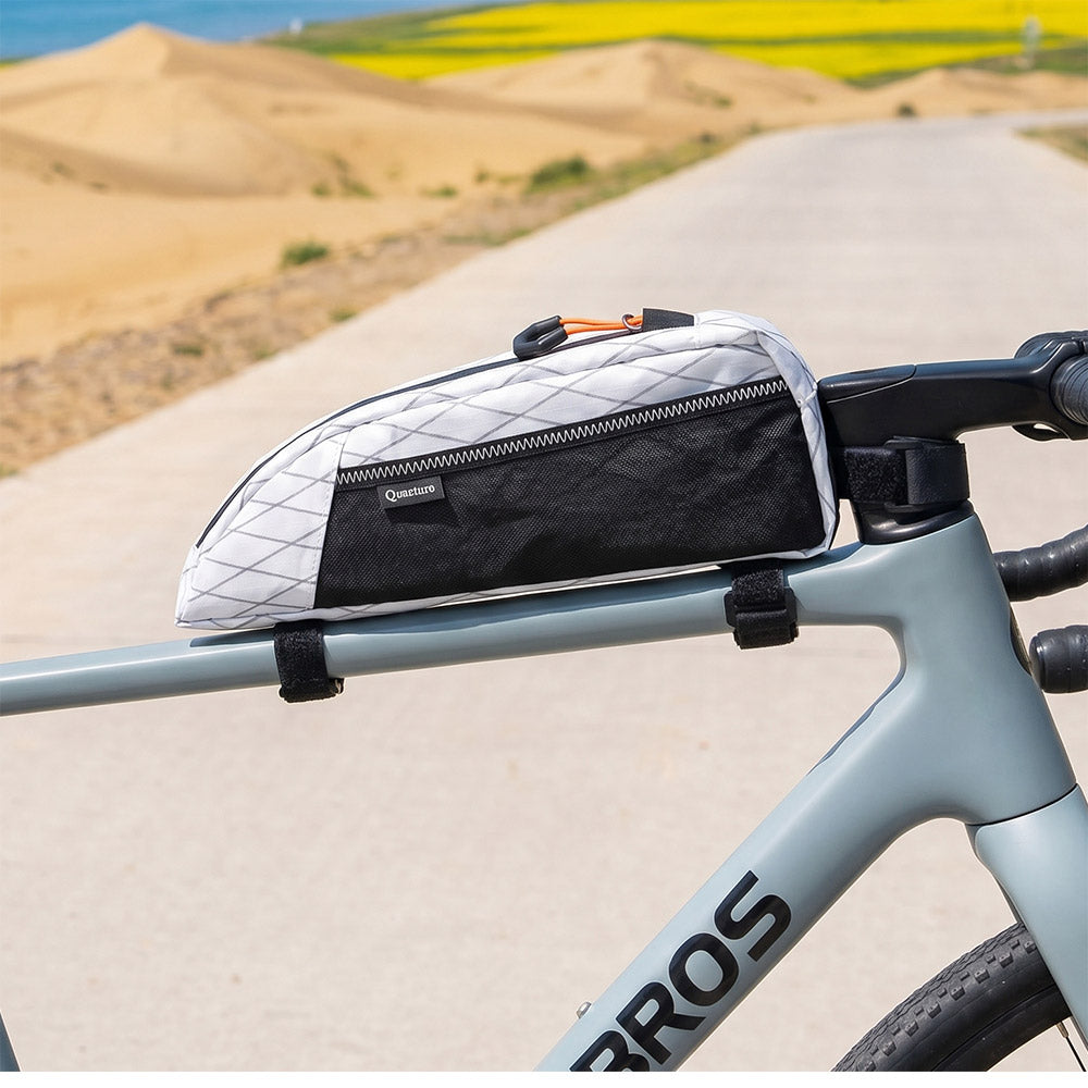 Qunature トップチューブバッグ 自転車 防水 超スリム 2WAY固定 ロードバイク 商品画像17