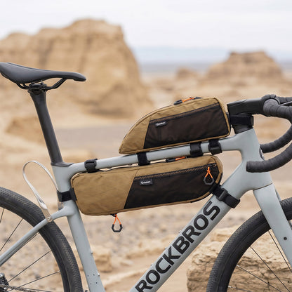 Qunature トップチューブバッグ 自転車 防水 超スリム 2WAY固定 ロードバイク 商品画像18