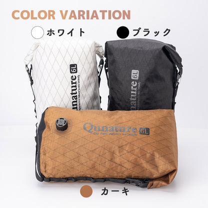 Qunature ドライバッグ 完全防水 シームテープ加工 エアバルブ搭載 ロールトップ 商品画像10