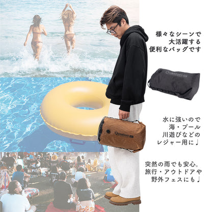 Qunature ドライバッグ 完全防水 シームテープ加工 エアバルブ搭載 ロールトップ 商品画像5