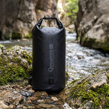 Qunature コンプレスドライバッグ 6L 防水仕様 エアバルブ搭載 マグネットマウント付属