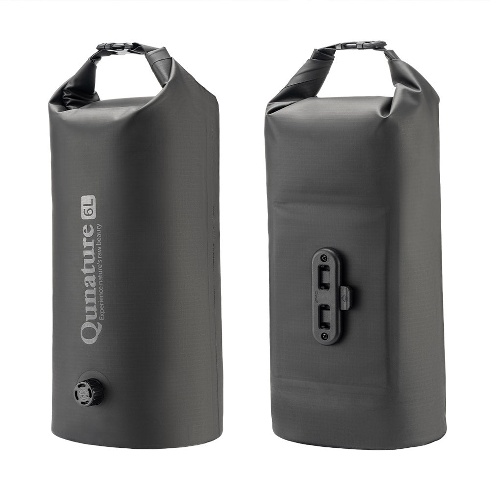 Qunature コンプレスドライバッグ 6L 防水仕様 エアバルブ搭載 マグネットマウント付属