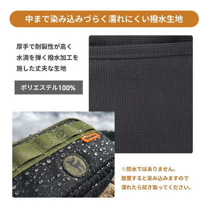 Qunature ショルダーバッグ 2WAY 約2.5L 撥水 耐裂 ダブルファスナー サブバッグ