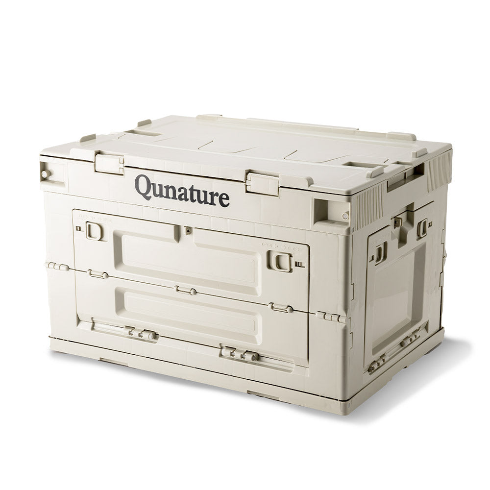 Qunature 折りたたみコンテナボックス 60L 天板なし