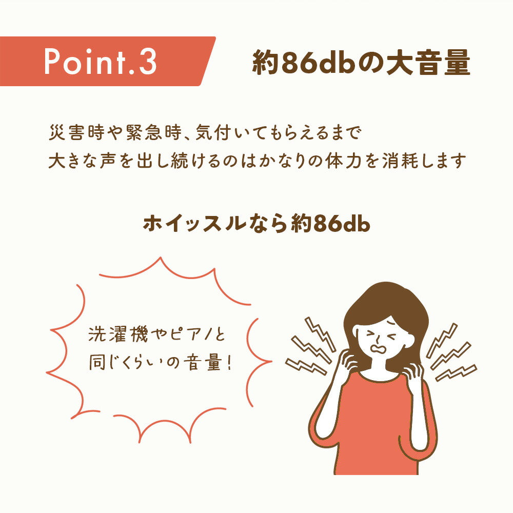 Qunature チタンホイッスル 大音量約86db 防災 救助笛 ストラップ付き 商品画像5