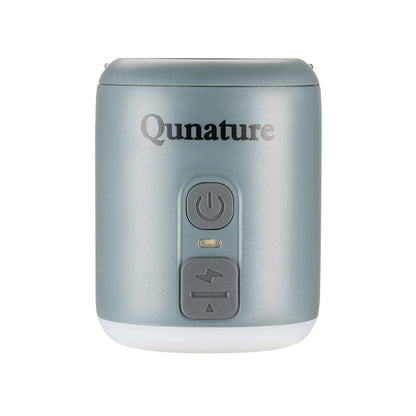Qunature 電動ハンディエアポンプ Type-C充電式 空気抜き対応 ランタン機能搭載