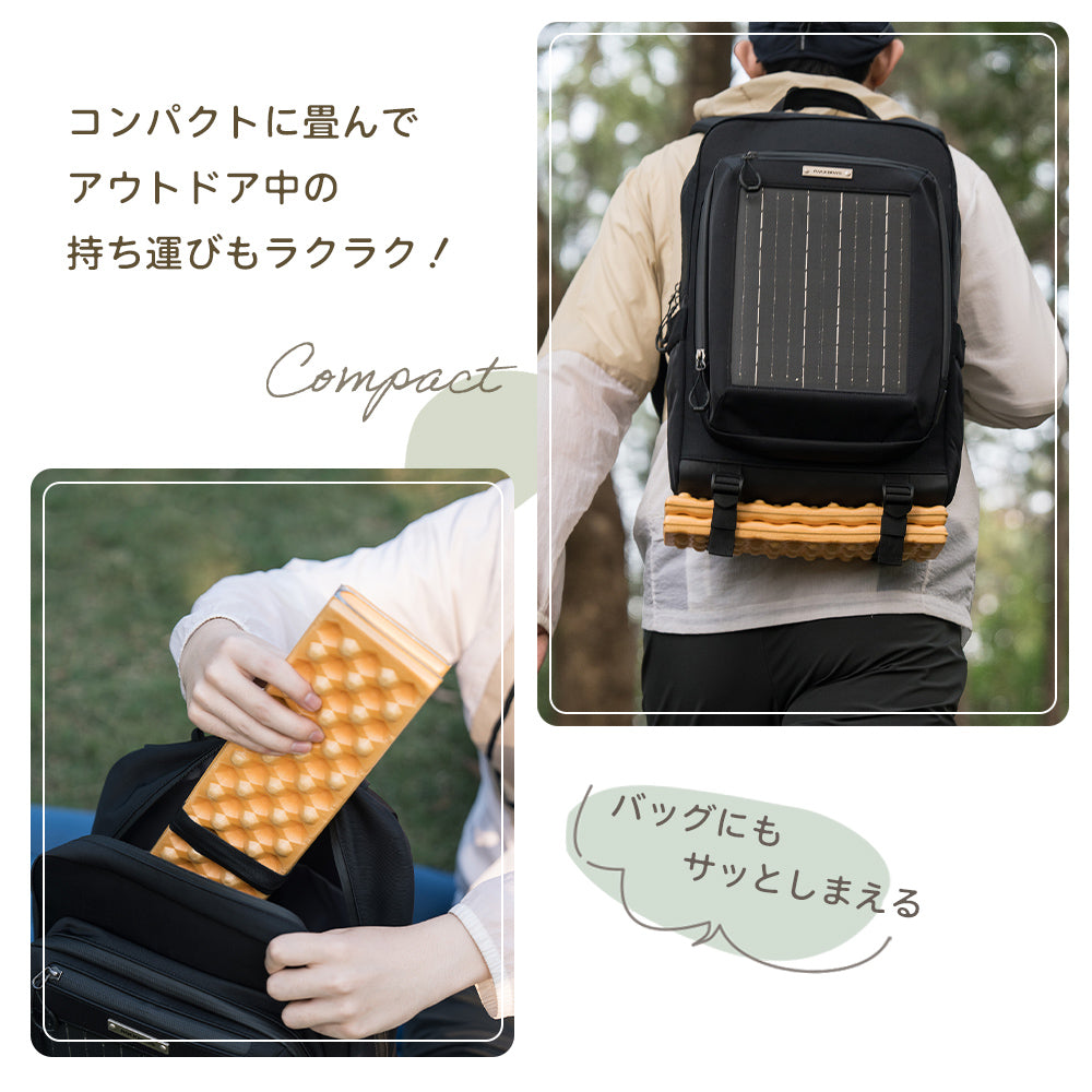 Qunature アウトドアクッション 折りたたみ 軽量約60g 断熱防湿