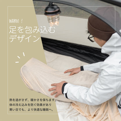 Qunature 寝袋ライナー ポリエステル100% 丸洗い可 コンパクト収納 防汚 商品画像8
