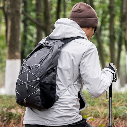 Qunature バックパック 22L 折りたたみ 撥水加工
