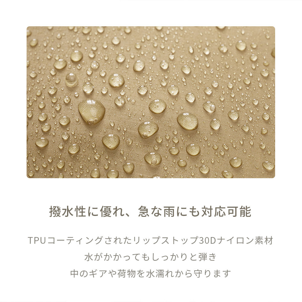 Qunature バックパック 22L 折りたたみ 撥水加工