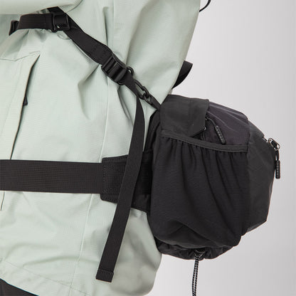 Qunature ウエストバッグ 7.9L Y字型ショルダーストラップ 背圧分散システム