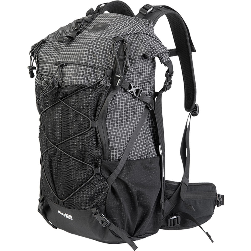 Qunature バックパック 30L+5L 拡張 ハイドレーション対応 ホイッスル付き