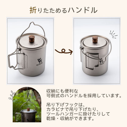 可倒式の折りたたみハンドルでコンパクト収納
