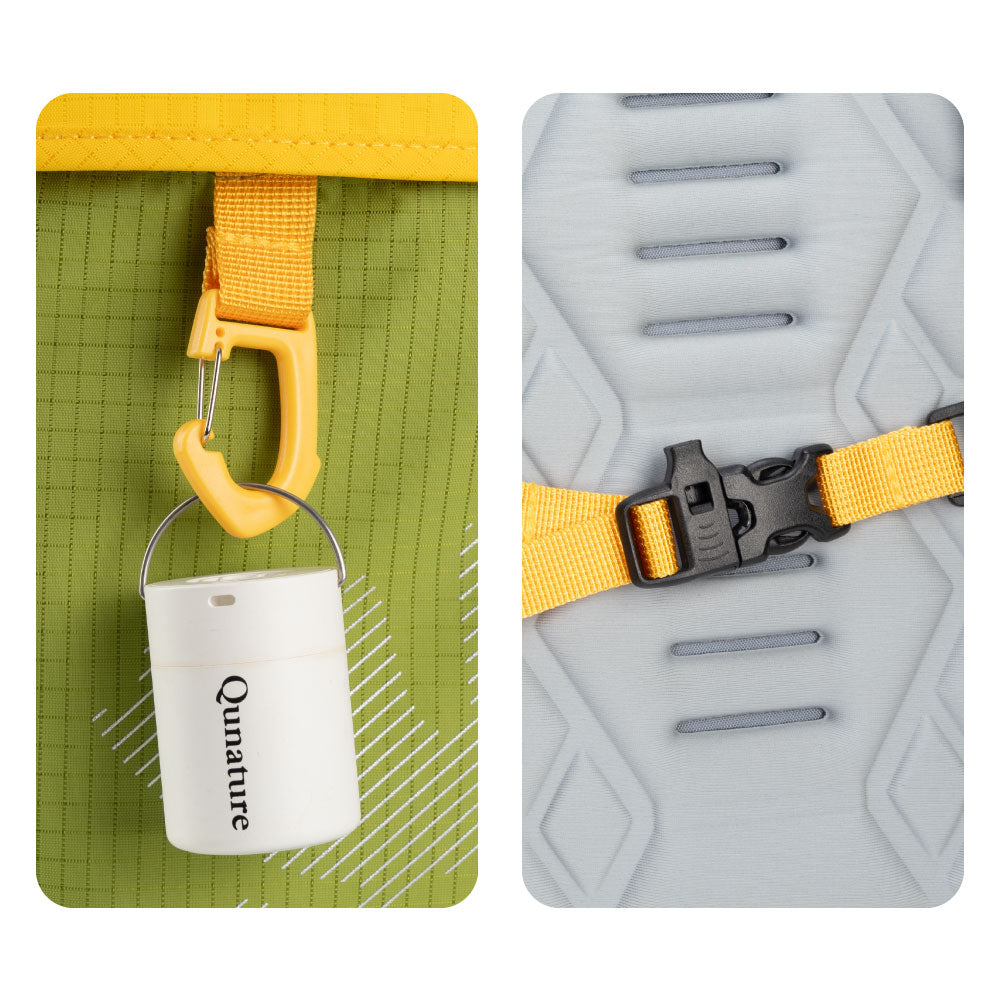 Qunature キッズリュック 8L 撥水 ホイッスル付き 反射テープ 子供用 商品画像11