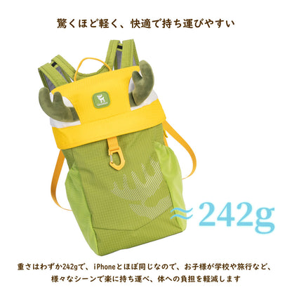 Qunature キッズリュック 8L 撥水 ホイッスル付き 反射テープ 子供用 商品画像5