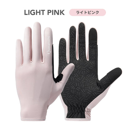 Qunature アウトドアグローブ UPF50+ タッチパネル対応 吸汗速乾