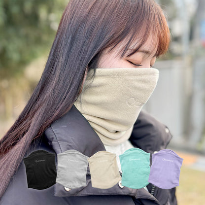 Qunature ネックウォーマー 薄手フリース 春 秋 冬 防寒